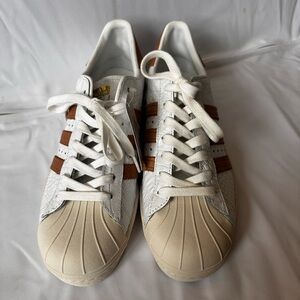 adidas Blue Shoe Box with White Trefoil Logo